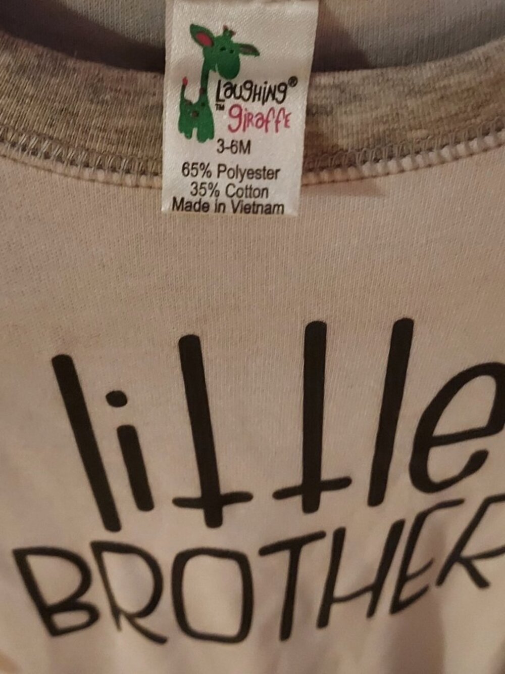 Laughing Giraffe Big Brother Shirt Little Brother Bodysuit Matching Set